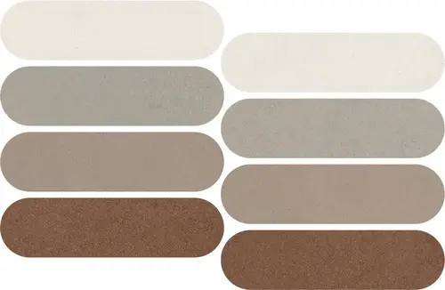 Impronta Italgraniti Nuances Mosaico Ovale Mix Caldo 2 Strideup 19.5х37