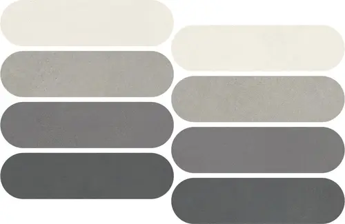 Impronta Italgraniti Nuances Mosaico Ovale Mix Freddo 1 Strideup 19.5х37