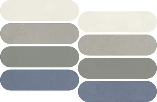 Impronta Italgraniti Nuances Mosaico Ovale Mix Freddo 2 Strideup 19.5х37