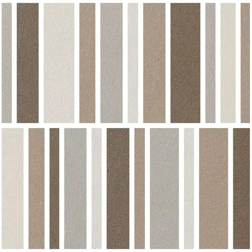 Impronta Italgraniti Nuances Mosaico Listelli Mix Caldo 1 Strideup 30х30