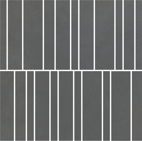 Impronta Italgraniti Nuances Nero Mosaico Listelli Strideup 30х30