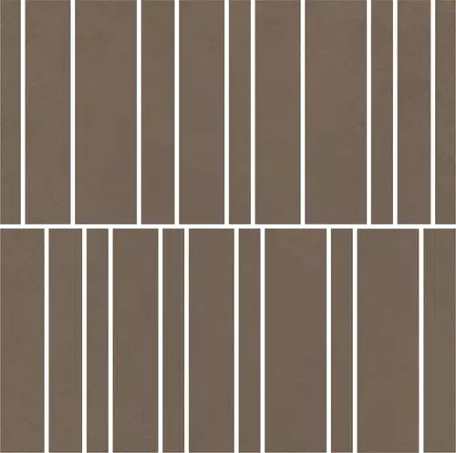Impronta Italgraniti Nuances Marrone Mosaico Listelli Strideup 30х30