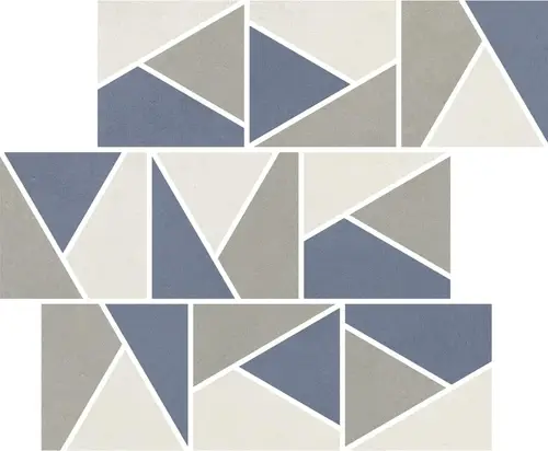 Impronta Italgraniti Nuances Mosaico Triangoli Mix Freddo 2 Strideup 30х30