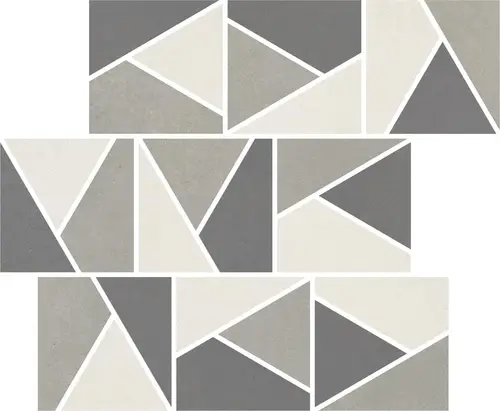 Impronta Italgraniti Nuances Mosaico Triangoli Mix Freddo 3 Strideup 30х30