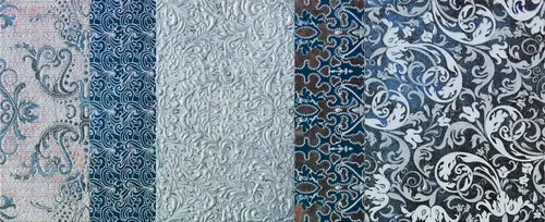 Impronta Shine Batik Turchese Decoro B 24x59