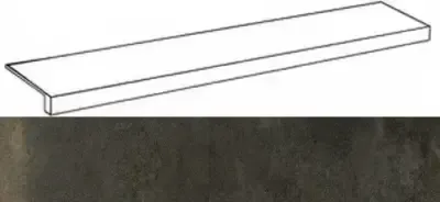 620070002366 Континуум Брасс Дарк Ступень 160 Фронт Натуральный 33х160