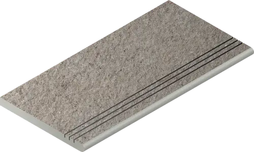 Ступень фронтальная Italon 620040000155 Grey Gradino Round Grip / Грэй закругленная Грип 30х60