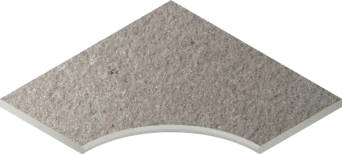 Спецэлемент Italon 620090001026 Grey Bor. Angolare Round 30 / Грэй Бортик угловой закругленный 30 60х60