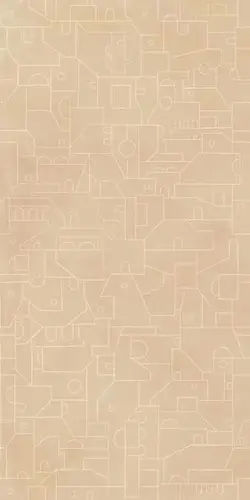 Керамогранит Ceramiche Cotto Milano Creta Labirinto RT Ultramatt 60x120