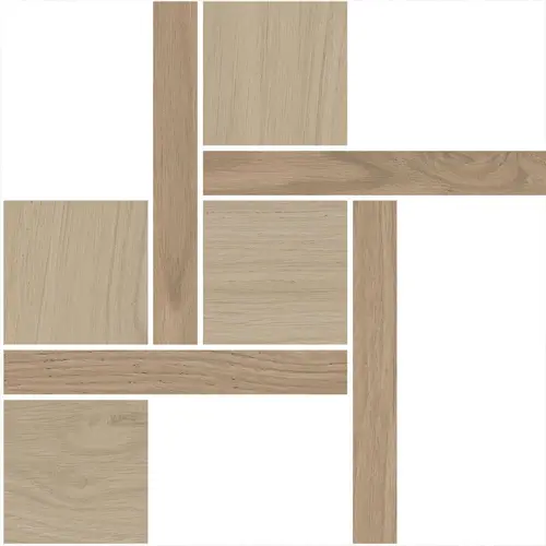 Декор керамогранит Kerama Marazzi Альберони 1 Мозаичный Бежевый Матовый Обрезной 27.5x27.5x0.9