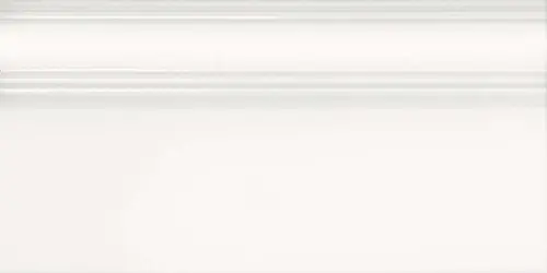 Бордюр настенный Kerama Marazzi Беллони Плинтус Белый Матовый Обрезной 20x40x1.6