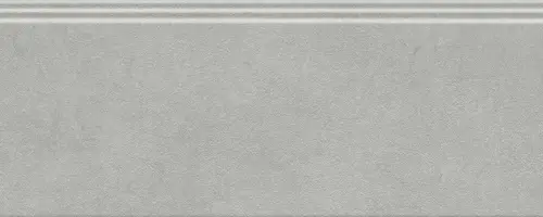 Бордюр настенный Чементо Серый Матовый Обрезной 30x12