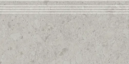 Kerama Marazzi Чеппо ди Гре Ступень серый светлый матовый обрезной DD605820R\GR 30x60