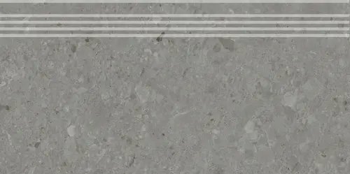 Kerama Marazzi Чеппо ди Гре Ступень серый тёмный матовый обрезной DD606120R\GR 30x60
