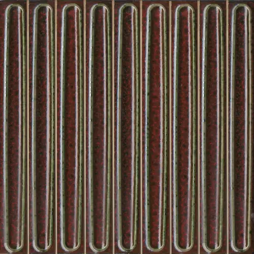Декор чипсет Далия красный тёмный глянцевый 20x20x0,95