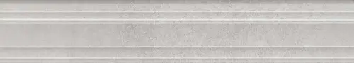 Бордюр настенный Kerama Marazzi Догана Багет Серый Светлый Матовый Обрезной 40x7.3x2.7