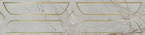 Kerama Marazzi Ифран Бордюр серый светлый глянцевый обрезной KMB3STA001BR 60x14,5x0,9