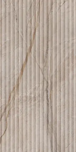 Kerama Marazzi Ифран бежевый светлый глянцевый структура обрезной KM6012B0240R 60x119,5x1