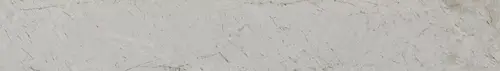 Плинтус Ифран серый светлый матовый обрезной 60x9,5x0,9