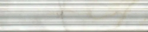 Kerama Marazzi Кантата Бордюр Багет белый глянцевый BLE024 25x5,5