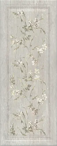 Kerama Marazzi Кантри Шик Плитка серый панель декорированнный 7189 20х50