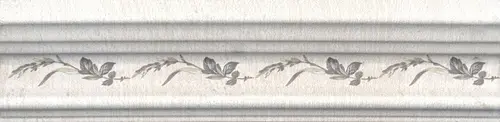 Kerama Marazzi Кантри Шик Багет белый декорированнный BLB028 5х20