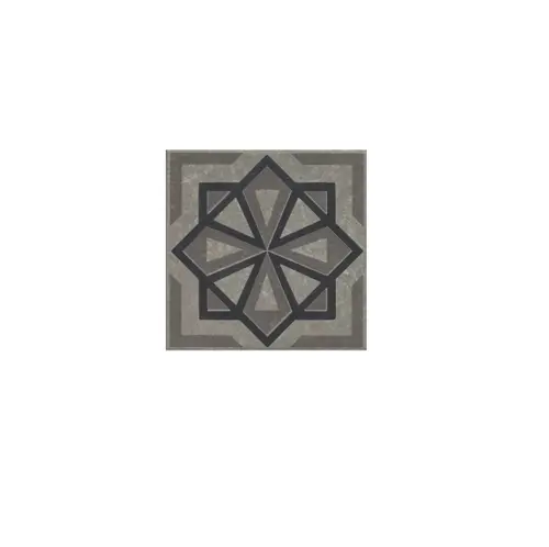 Декор Касабланка серый матовый 9,8x9,8x0,7