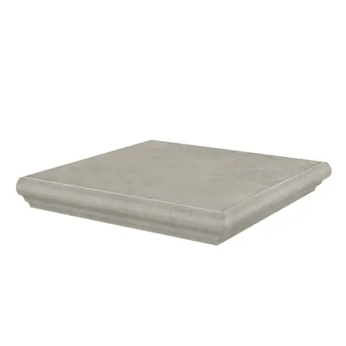 Kerama Marazzi Хадду Ступень угловая серый светлый матовый KM4040G0011NGTA 34x34x0,8