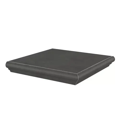Kerama Marazzi Хадду Ступень угловая серый тёмный матовый KM4040G0041NGTA 34x34x0,8