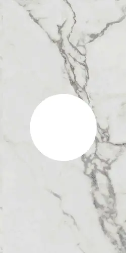 Декор настенный Kerama Marazzi Коррер Наборный Белый Глянцевый 30x60x0.9