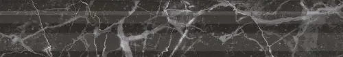 Бордюр настенный Kerama Marazzi Коррер Багет Черный Глянцевый Обрезной 30x5x1.9