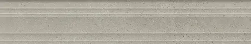 Kerama Marazzi Монсеррат Бордюр Багет серый светлый матовый обрезной 7,3х40 BLF007R
