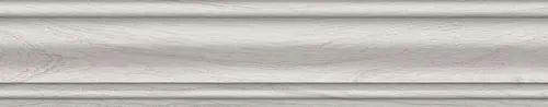 Бордюр настенный Монтиони Белый Матовый Натуральный 39.6x8x1.55