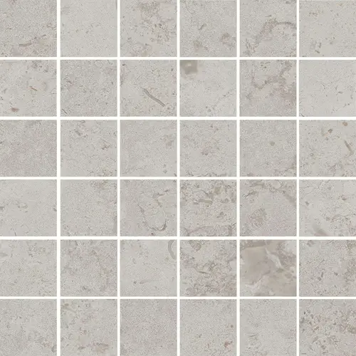 Мозаика Про Лаймстоун Серый Светлый Матовый Мозаичный 30x30 9мм