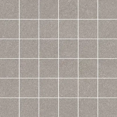 Декор Рабат мозаичный серый матовый обрезной 30x30x0,9