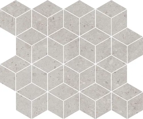 Kerama Marazzi Риккарди Декор мозаичный серый светлый матовый T017\14053 45x37,5