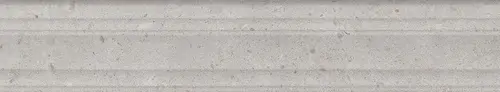 Kerama Marazzi Риккарди Бордюр серый светлый матовый структура обрезной BLF010R 40x7,3