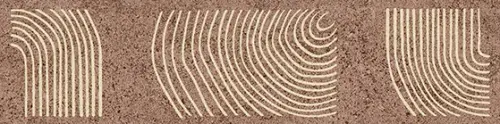 Плитка KMB2TGL006BR Бордюр Руссильон коричневый матовый обрезной 30x7,2x0,9