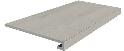 Керамогранит Ступень Kerama Marazzi Сан-Марко Клееная Серый Светлый Матовый 33x80x0.9