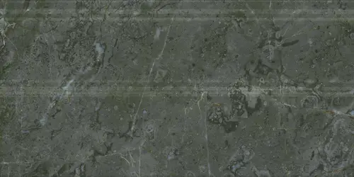 Бордюр настенный Серенада Зеленый Глянцевый Обрезной 30x15
