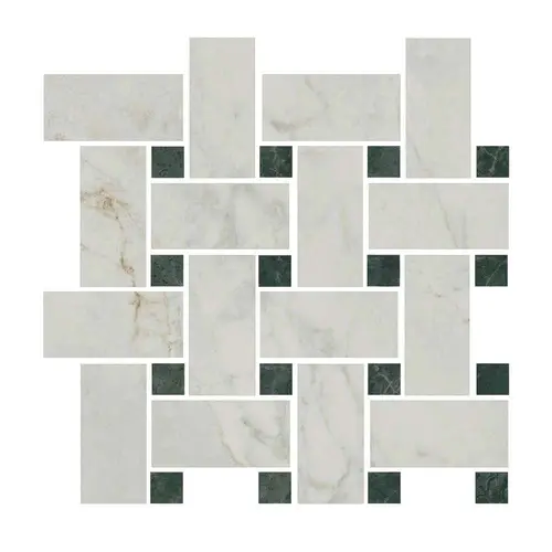 Мозаика Kerama Marazzi Серенада Мозаичный Белый Лаппатированный 32x32