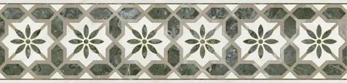 Бордюр настенный Kerama Marazzi Серенада 6 Глянцевый Обрезной 30x7.2