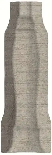 Декор керамогранит Kerama Marazzi Тровазо Угол Внутренний Серый Светлый Матовый 8x2.4x1.3