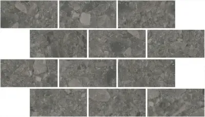 Декор керамогранит Kerama Marazzi Чеппо ди Гре Мозаичный Антрацит Матовый Обрезной 34.6x20x0.9