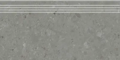 Керамогранит Ступень Kerama Marazzi Чеппо ди Гре Серая Темная Матовая Обрезная 30x60x0.9