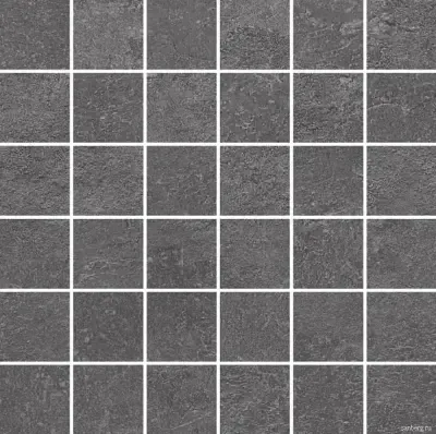 Декор керамогранит Kerama Marazzi Про Стоун Антрацит Мозаичный 30x30 9мм