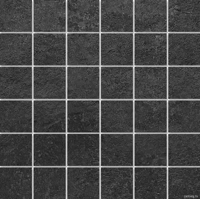 Декор керамогранит Kerama Marazzi Про Стоун Черный Мозаичный 30x30 9мм