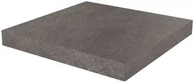 Ступень Kerama Marazzi Про Стоун Угловая Клееная Антрацит 33x33 9мм