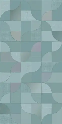 Декор Colores Geometrico Mare-31.5х63 глянцевый керамический