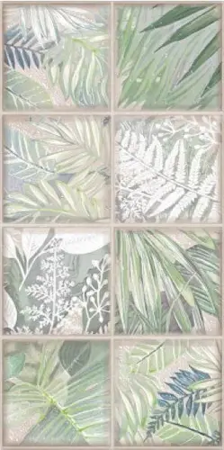 Декор Maiolica Collage Crema-31.5х63 матовый керамический